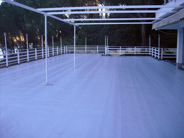 Rehabilitación de terraza con filtraciones