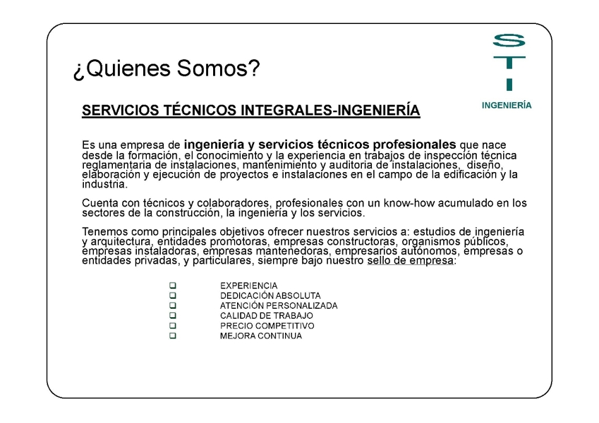 S.T.I.-INGENIERÍA S.L.P.