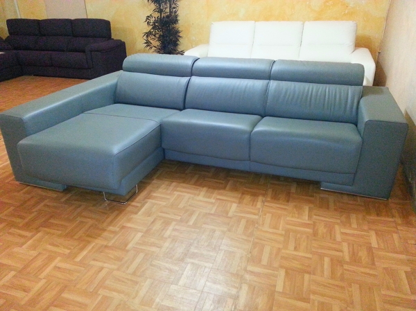 SOFA CHAISELONGUE PIEL FIRMA PEDRO ORTIZ MODELO ERIKA A ESTRENAR