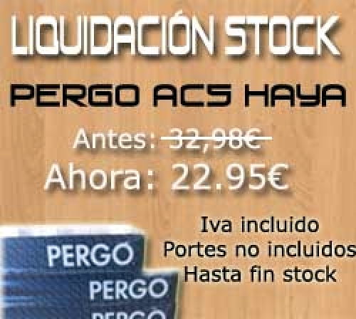 Suelo laminado Pergo AC5 Haya 2 Lamas