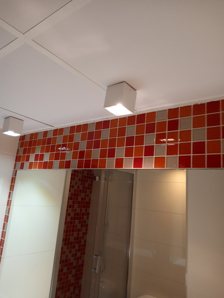 Techo de escayola en baño