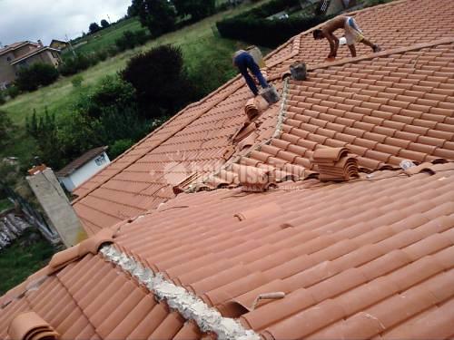 tejado a 14 aguas chalet