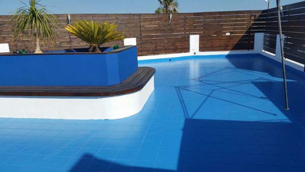 Terraza decorativa
