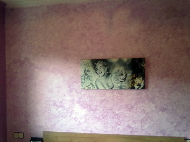 Veladura con efecto de color blanco