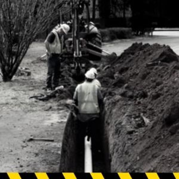 Zanjas y conductos de gas y electricidad