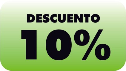 10% de descuento