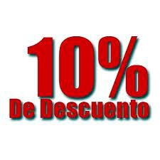 10 % POR VENIR A VISITARNOS