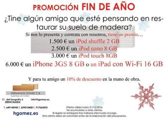Promoción de Navidad: regalos de Apple