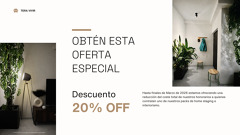 20% descuento en interiorismo para salones y cocinas