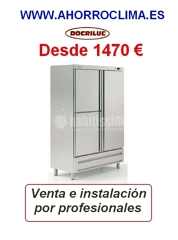 Oferta venta armario refrigerado y mantenimiento de congelados acero inoxidable Docriluc desde 1470 €