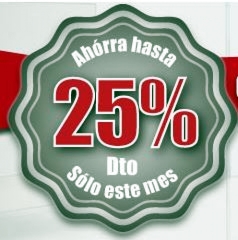  25 % descuento
