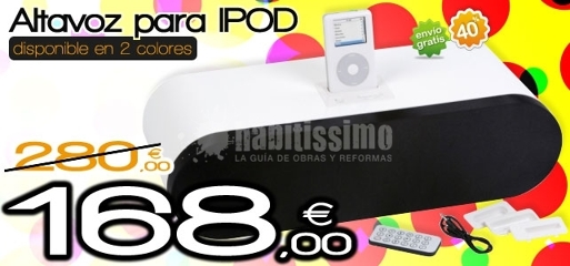 Altavoz para IPOD & MP3 con un 40% de descuento