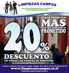 Oferta Descuento Del 20 % En Limpieza