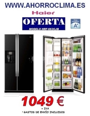 Oferta Frigorífico Total No Frost Haier Con Dispensador De Agua Y Hielo,Clase A+, Modelo Hrf-663 Cjb049 €+ IVA