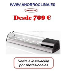 Oferta Bandeja Fría Sobremostrador Docriluc Para Tapas Y Sushi 769€+IVA