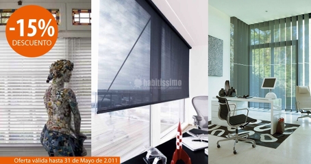 Oferta -15% En Cortinas Bandalux y Louverdrappe