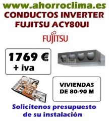 Aire acondicionado conductos inverter fujitsu, ACY80UIB. 