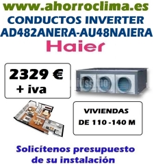Oferta Haier Conductos Inverter Ad482anera-au48naiera 2329 € + IVA