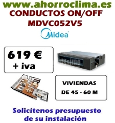 Oferta Conductos On Off Midea Mdvc052v5 619 € + IVA