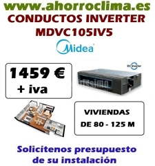 Oferta Aire Acondicionado Midea Conductos Inverter 1459 € + IVA
