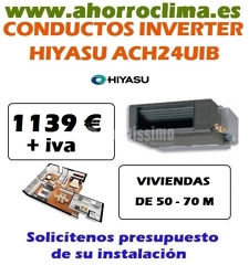 Oferta Aire Acondicionado Ach24uib Conductos Hiyasu 1139 €+ IVA
