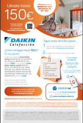 Ahorra 150eur en tu instalación con Daikin y Benimestic