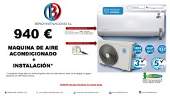 Aire acondicionado con instalación 940€