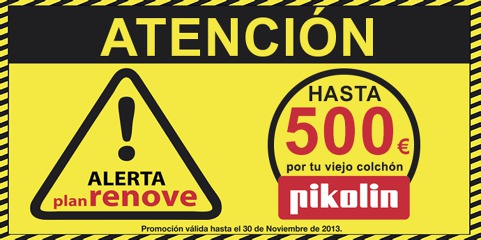 Alerta Plan Renove de Pikolin