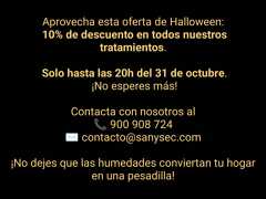 Aprovecha esta oferta de Halloween!!!