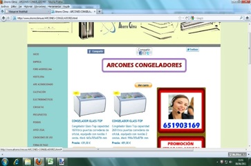 arcones congeladores horizontales glass-top
