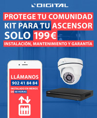 Camara para ascensor de comunidad
