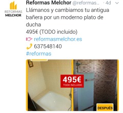 Cambio de Bañera por Plato de Ducha