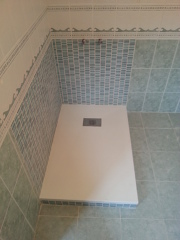 Cambio de bañera por plato de ducha de carga mineral