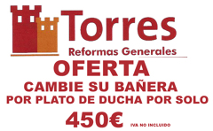 Cambio de Bañera por Plato Ducha Reformas Torres
