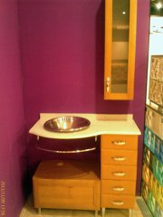Cambio de mueble de baño de exposicion