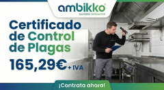 Certificado de control de plagas