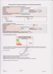 CERTIFICADO DE EFICIENCIA ENERGÉTICA