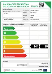 Certificados Eficiencia Energética desde 60 euros.
