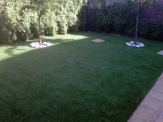 Césped artificial  instalación
