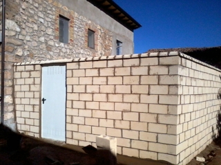 colocacion  de  bloque  visto