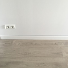 Colocacion tarima y rodapie.