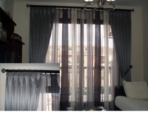 Cortinas Modernas pinza Americana