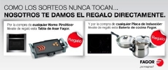 Fagor tiene suculentas promociones y ofertas... regalo seguro