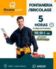 FONTANERIA / BRICOLAGE  5 horas !!