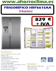 frigorífico en acero inoxidable total no frost dispensador de agua y hielo