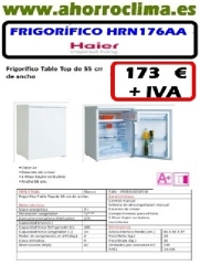 frigorífico haier clase a+ table top 55 cm de ancho