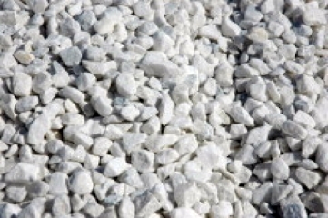 Gravilla marmolina blanca para jardín