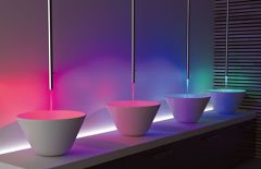 GRIFERÍA DE DISEÑO EXCLUSIVO CON CROMOTERAPIA
