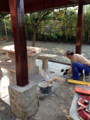hacer pergola