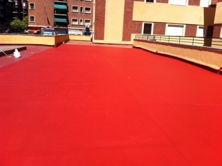 IMPERMEABILIZACION DE CUBIERTAS CON MEMBRANAS DE POLIURETANOS COLOR